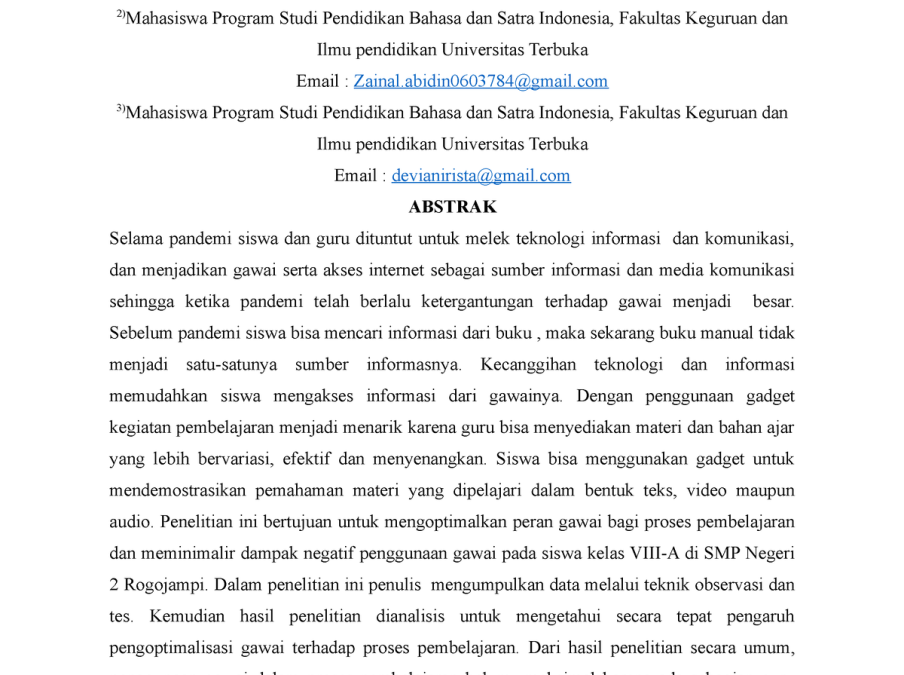 Mengoptimalkan Kolaborasi Pembelajaran dengan Pemanfaatan Gawai