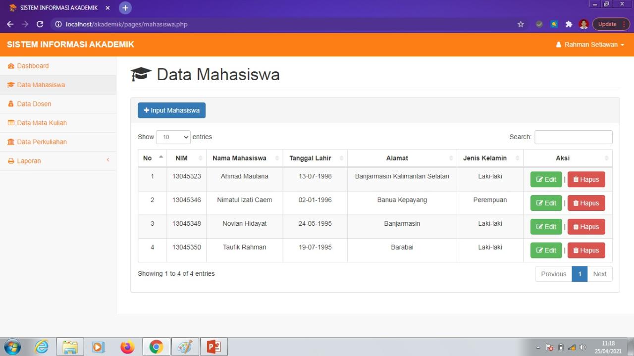 Manajemen Data Mahasiswa dengan Sistem Informasi Akademik yang Efisien