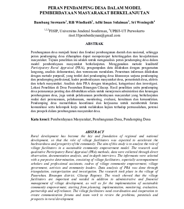 Peran Penting Pendamping Desa Cerdas dalam Memacu Ekonomi Lokal